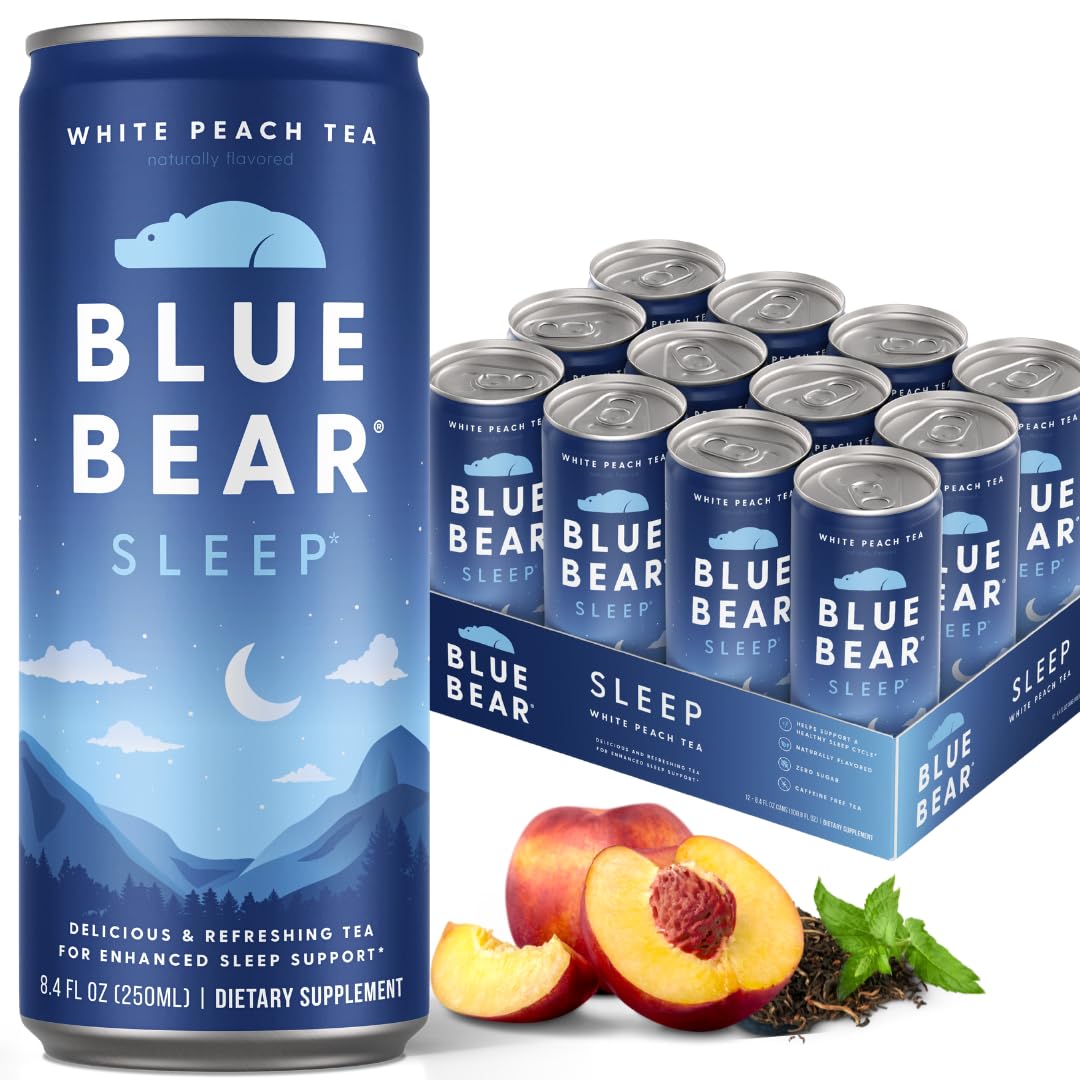 Amazon.com: Blue Bear Sleep Adaptogen Drink, Ready-to-Drink Sleep